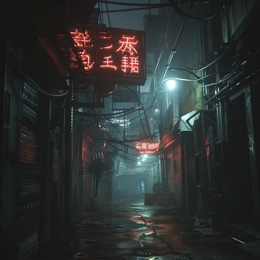 Capturing the tension of a city alleyway, this instrumental piece uses synths and distorted bass to enhance feelings of suspense and anticipation.