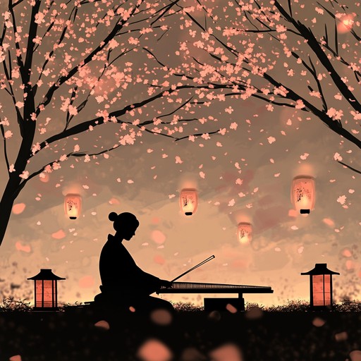 A soothing instrumental j pop track that beautifully captures the serene atmosphere of cherry blossoms in full bloom. The harmonious blend of traditional and modern sounds paints a vivid picture of a tranquil spring day under sakura trees.