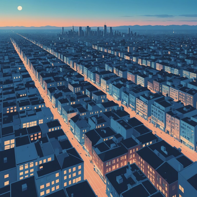 Drift through the calm streets of an urban landscape as each note plays into the tranquil atmosphere of the city, woven with seamless beats and a serene melody.