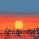 lively tune to bring beach party atmosphere