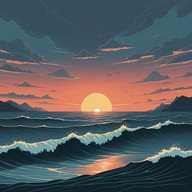 intense beats with soothing melodic lines