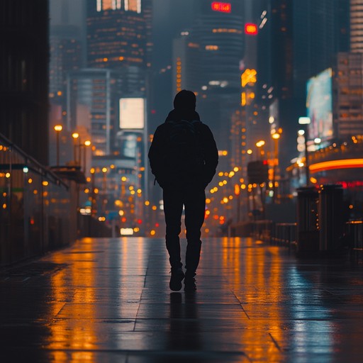 Dive into the heart of a reflective urban landscape with a uk garage track, capturing the silent echoes of lonely streets and introspective thoughts. Layered synths, textured beats, and atmospheric soundscapes create a contemplative mood that resonates with both the inner self and the bustling cityscape