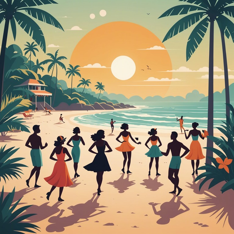 This alternative description captures the grooviness and celebratory spirit of a delightful rumba played under the morning sun, emphasizing its suitability for dance and enjoyment in a vibrant, sunny setting.