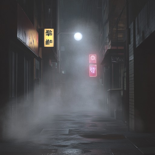 A mysterious instrumental phonk piece featuring heavy bass and eerie synths, evoking the feeling of wandering through deserted city streets at night