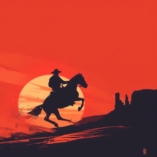 Picture yourself riding on horseback across vast plains, rugged canyons, and sun-drenched deserts as you embark on a daring quest in the heart of the wild west. This lively and spirited composition captures the essence of the american frontier, with its driving rhythms, soaring melodies, and a touch of danger lurking around every bend