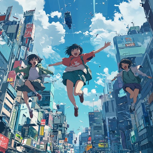 This track bursts with vibrant soundscapes and catchy rhythms, embodying the joie de vivre of animated adventures. The infectious beats and playful synths create an ideal backdrop for energetic and light hearted scenes in anime.