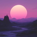 haunting psychedelic rock with melancholic synth and guitars.
