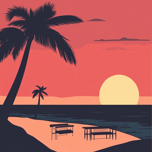 Immerse yourself in a serene, tropical paradise as gentle exotic melodies blend seamlessly with laid back beats, creating the perfect atmosphere for relaxation and daydreaming. Let the soothing sounds of marimbas and gentle percussions transport you to a faraway island where the sun sets softly over the horizon.