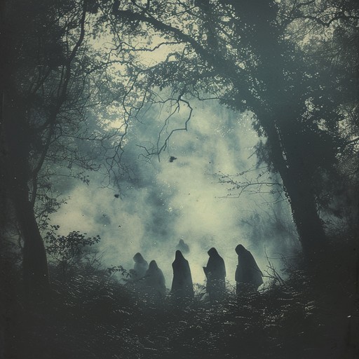 Imagine walking through an ancient, shadowed forest where whispers of long forgotten spirits linger in the air. Melancholic melodies and haunting harmonies intertwine, creating an eerie and beautiful tapestry of sound. This capriccio carries the essence of ghostly stories and mystical realms.