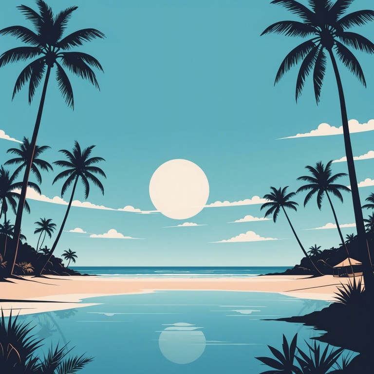 This track features a smooth, engaging rhythm accompanied by the gentle lull of ocean waves, evoking the serene beauty of a tropical island. The melody is carried by a bright steel drum playing uplifting harmonies, perfect for transporting listeners straight to a sun drenched beach with every note.