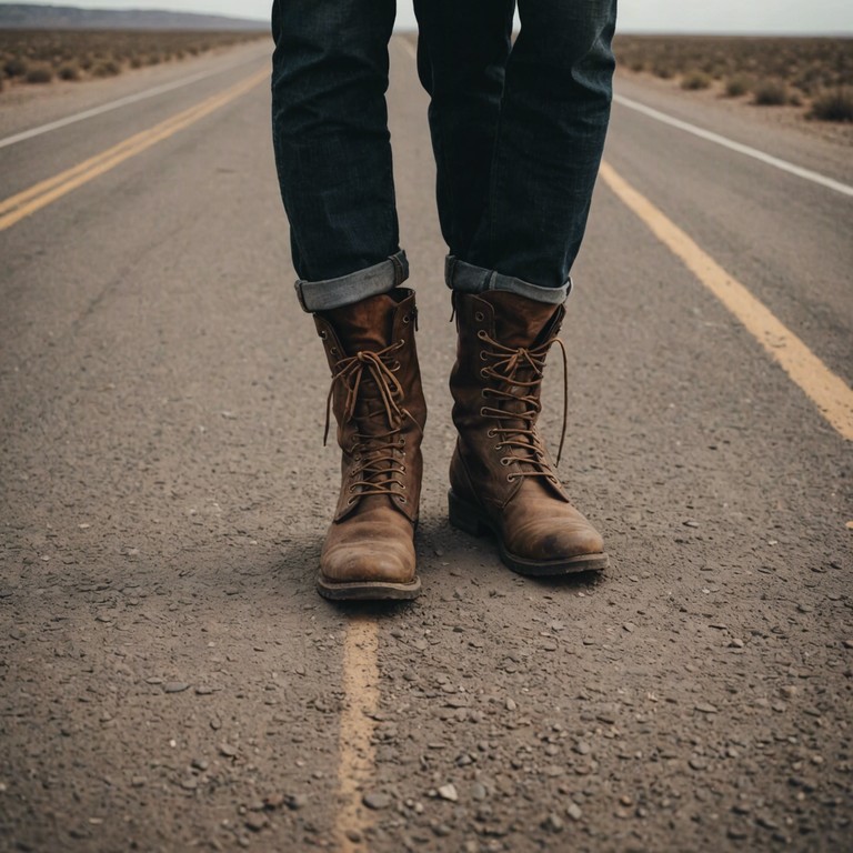 This track blends the storytelling tradition of country with the rebellious spirit of punk, creating a raw, energizing sound. Gritty guitar riffs and aggressive drum patterns intertwine, evoking scenes of dusty roads and non conformist attitudes. The melody retains a poignant, heartfelt core, adorned with a rugged punk edge, illustrating tales of individual freedom and rural escapades.