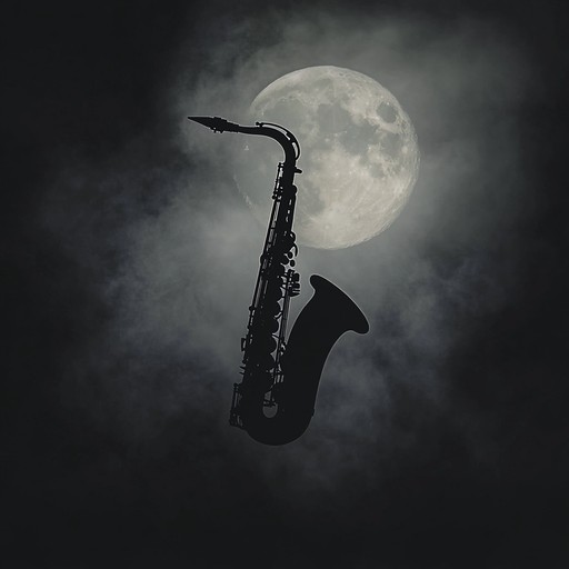 Under the caress of moonlight, the saxophone crafts a melody so vivid, it seems to draw the stars themselves closer. In this symphony of shadows, the notes build a bridge between the sensual and the celestial, turning an ordinary evening into an extraordinary encounter.