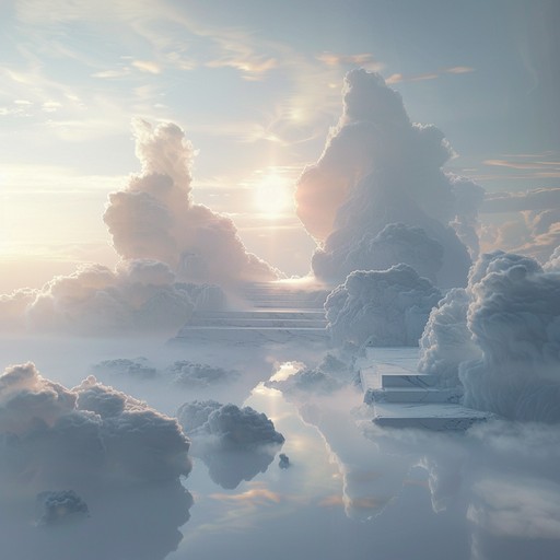 Immerse yourself in a tranquil soundscape filled with shimmering textures, gentle pulsing rhythms, and ethereal melodies. This piece evokes a sense of floating through a mystical realm, where time seems to slow down and worries fade away. The delicate interplay of synths, pads, and atmospheric elements creates a dreamlike atmosphere, inviting the listener to relax and let their imagination wander freely.