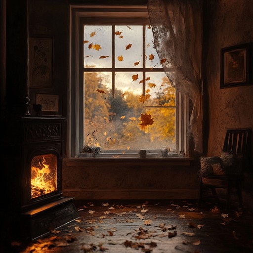 This track features a soft piano melody designed to evoke tranquility and a sense of warmth within the listener, akin to sitting by a toasty fire on an autumn evening, reflecting on pleasant memories