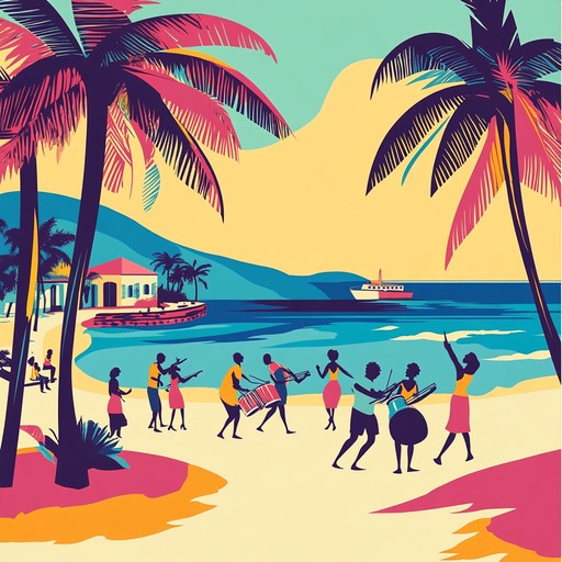 A lively instrumental calypso track that brings the listener to the sunny beaches of the caribbean, filled with rhythmic steel drums, bright melodies, and an infectious beat that inspires dancing and happiness.