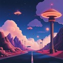 a playful synthwave melody evoking nostalgia and whimsical dreams.