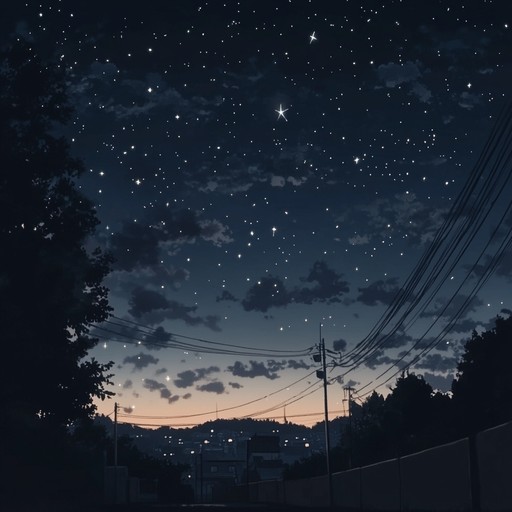 A delicate and ethereal soundscape, this music captures the essence of floating through a starlit dream in an anime world. Soft, twinkling synths blend with gentle harp melodies, creating a sense of wonder and peaceful introspection. Ideal for serene moments and reflective scenes.