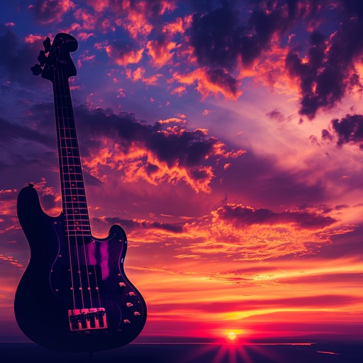 An electrifying fusion piece rich with guitar riffs and dynamic beats, embodying the spirit of a lively sunset. This track offers vibrant energy and seamless genre blending, capturing the essence of summer fun.