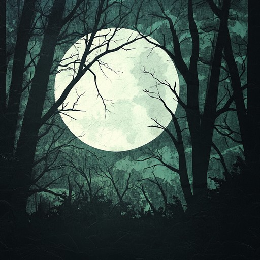 An instrumental piece combining groovy basslines and dark ambient synths, creating an eerie yet rhythmic atmosphere that evokes shadows dancing under a moonlit sky.