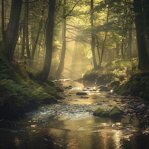 Immerse yourself in a tranquil celtic landscape, where soft harp strings and lilting flutes paint a picture of rural serenity. This traditional piece transports you to a peaceful irish countryside, capturing the essence of nature's calm and beauty.