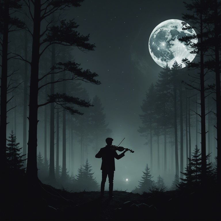 Perfect for intense, suspenseful moments in animation, this track features a haunting melody that simulates the feeling of lurking dangers and rising tensions. It uses dissonant harmonies to create a sense of unease and anticipation, ideal for scenes depicting night time adventures or confrontations with unseen threats.