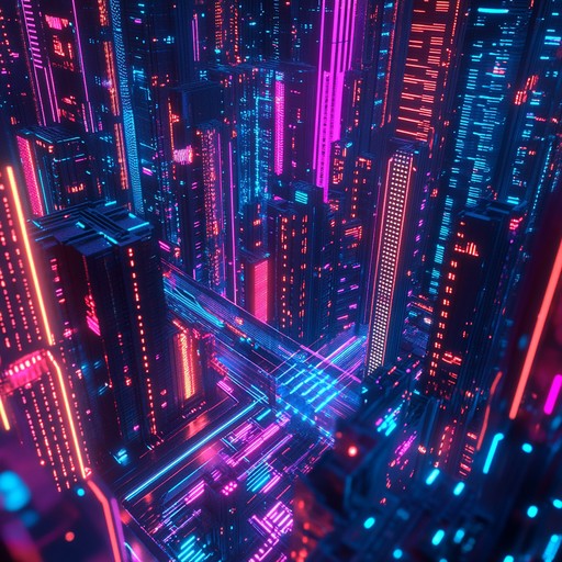 Experience the intensity of city life with an upbeat electronic track that brings neon lit streets to life. Pulsating beats and shimmering synths paint a picture of a night filled with excitement and exploration. This composition is the sound of the urban heartbeat, a blend of modernity and relentless energy.