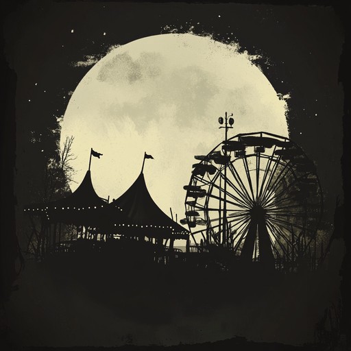 This instrumental german schlager piece evokes the eerie ambiance of an abandoned carnival under moonlight. Reverb drenched light accordion melodies, layered with haunting, ghostly tones, drift over a waltz rhythm that grows increasingly unsettling. Subtle dissonances and eerie, whispering effects enhance the ghostly feel, creating a spine chilling yet mesmerizing experience.