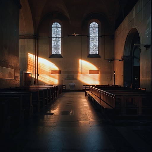 In this piece, haunting church hymns are performed with dark and unsettling undertones. The eerie vocals echo through a cathedral like space, intermingled with deep, resonant organ notes that stir an aura of sacred darkness. This fusion of gospel and sinister elements creates a spine tingling and spiritually provocative experience.