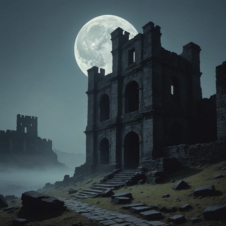 This composition channels the chilling atmosphere of desolate, abandoned spaces where ethereal sounds echo through the ruins, stirring a haunting presence within its listeners. The music subtly interweaves a sense of nostalgia and unease, mimicking the whispers of those long forgotten.