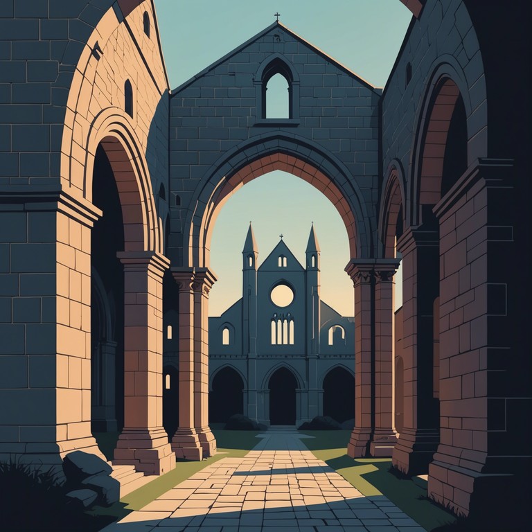 A piece crafted to evoke a nostalgic journey through time, where each plucked string on the classical guitar tells a story of forgotten hymns and the silent, majestic beauty of an old abbey.