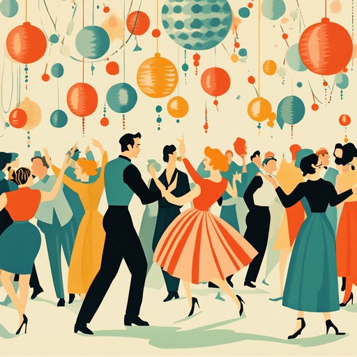 This cheerful track embodies the joyful spirit of 1950s dance parties, with lively rhythms and melodic saxophone lines that create an atmosphere of fun and nostalgia. Perfect for evoking a sunny, retro vibe.