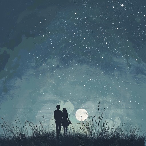 A gentle romantic pop ballad characterized by soft, soothing harmonies and tenderly strummed acoustic guitar. Designed to evoke feelings of love and intimacy, this track slowly unfolds with lush string sections that complement the heartfelt melodies, providing the perfect backdrop for a moonlit evening. The serene atmosphere is heightened by delicate piano accompaniments and subtle percussion, creating a beautiful, emotionally resonant musical experience.