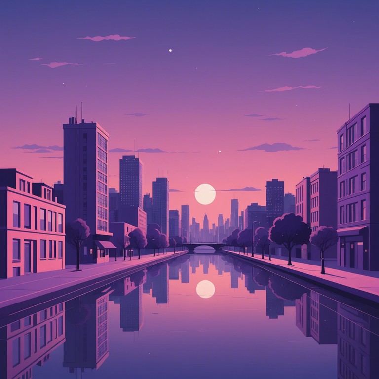 Imagine the serene hues of twilight blending with the soft beats of relaxing hip hop as the city winds down. This track provides a perfect backdrop for reflection or gentle activity, merging smooth rhythm with the subtle noises of a peaceful urban evening.