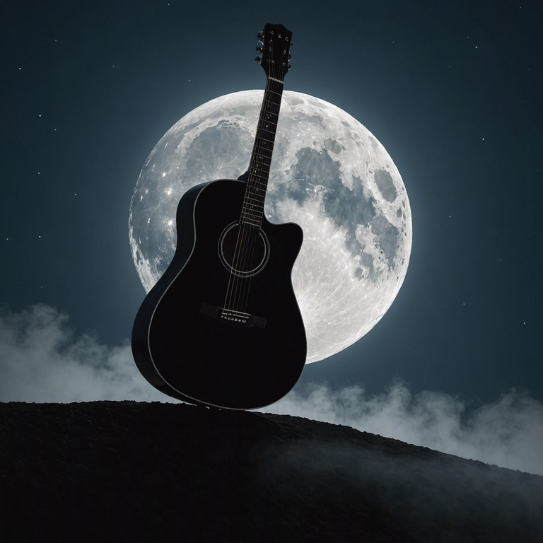 Imagine walking through the dense fog of the moor, with only the moon guiding your path. Each strum on the acoustic guitar deepens the enigma, blending folklore with a sense of eerie solitude.