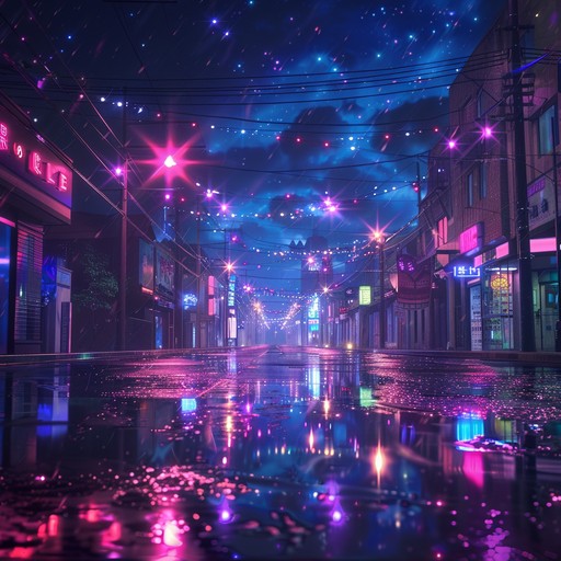 Smooth and ethereal synth melodies take you on a nostalgic journey through a neon lit futuristic city, perfect for introspection and night time adventures.