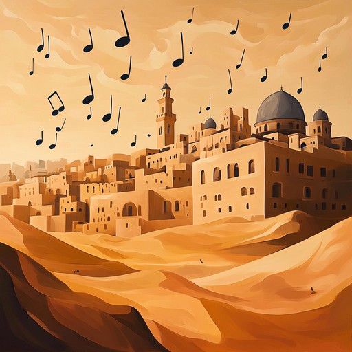 An instrumental track that gently fuses traditional jewish folk melodies with calming arrangements, capturing the essence of peace and spiritual reflection inherent in ancient traditions.