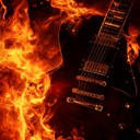 industrial rock anthem with fierce guitars, driving rhythms
