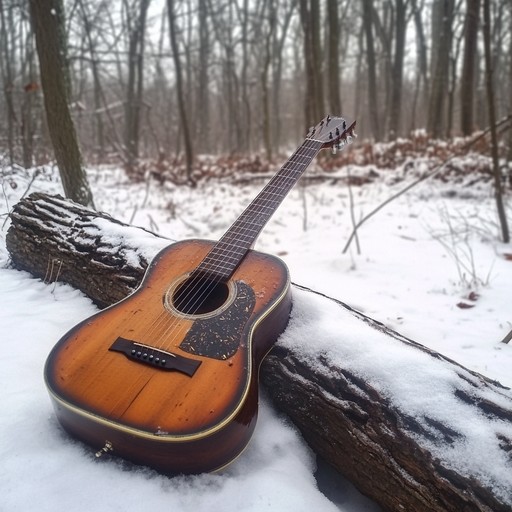 Evoke the tranquil beauty of a snowy woodland during the holiday season. The gentle sound of acoustic guitar paints a serene winter scene, perfect for unwinding and reflecting in the cozy glow of a fireplace. The melody feels like warm blankets and hot cocoa, capturing the spirit of peace and joy.