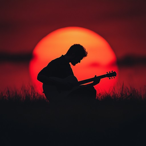 A haunting instrumental rock piece where melancholic guitar riffs intertwine with energetic drumming, capturing the essence of bittersweet reflections on past moments fading into time