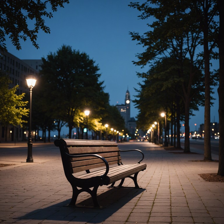 Transforming the stark atmosphere of nighttime city streets into a reflective soundscape, echoes of empty streets uses minimalist piano melodies to underscore the juxtaposition between urban sprawl and individual isolation. Transforming the stark atmosphere of nighttime city streets into a reflective soundscape, echoes of empty streets uses minimalist piano melodies to underscore the juxtaposition between urban sprawl and individual isolation.