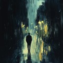 haunting guitar driven sadcore expressing rainy midnight sorrow