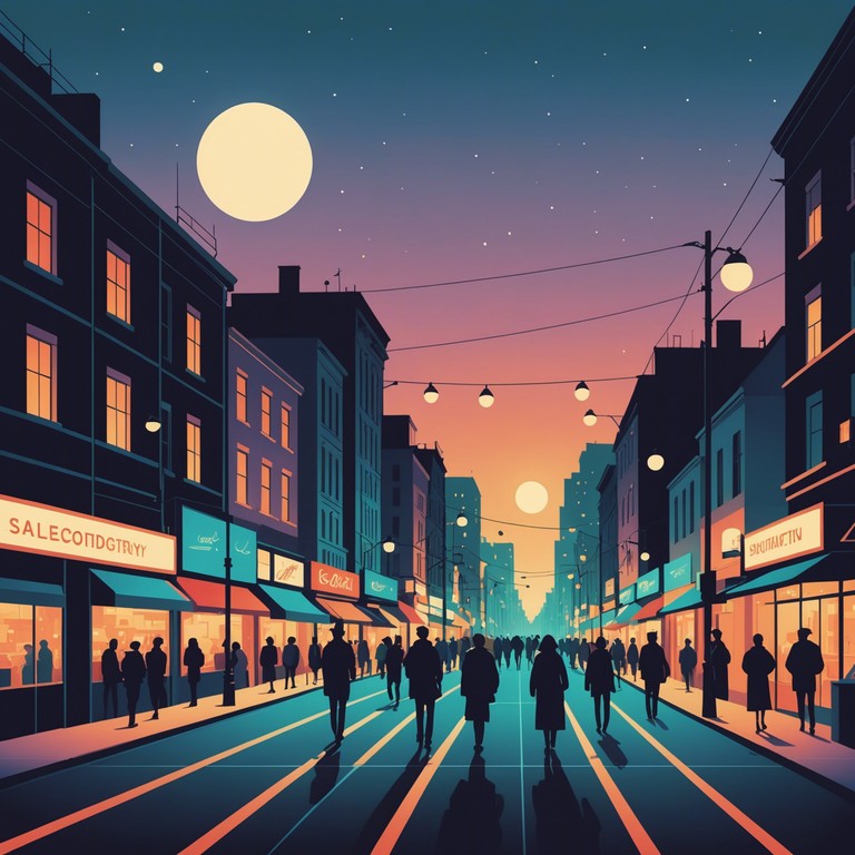 Diving deeper into the mix of punk's edge and soul’s depth, this variant maintains the original's vibrant energy while focusing more on the whimsical and joyful undertones. It captures the essence of urban vibrancy and the lighthearted side of city life.