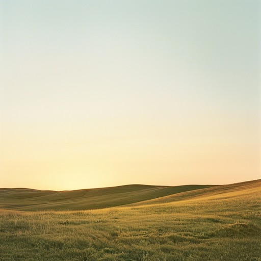 This instrumental track combines smooth americana with sentimental undertones, featuring gentle acoustic guitar strums and soft background harmonica. The music evokes a sense of nostalgia and serene beauty, capturing the tranquil essence of a sunset over rolling plains. Perfect for reflective moments or scenes showcasing heartfelt simplicity.