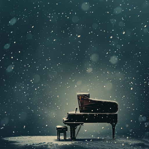 A heart wrenching instrumental piece marked by slow, delicate piano strokes that evoke the solitude and beauty of a snowy winter's day. The melody rises and falls gently, creating a serene yet aching atmosphere perfect for reflective moments.