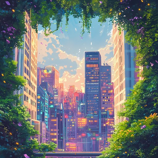 A high energy composition blending city noise, bird calls, and rhythmic beats to create an urban jungle atmosphere, perfect for getting you moving and energized.