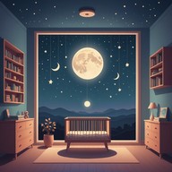 gentle sounds calming the night