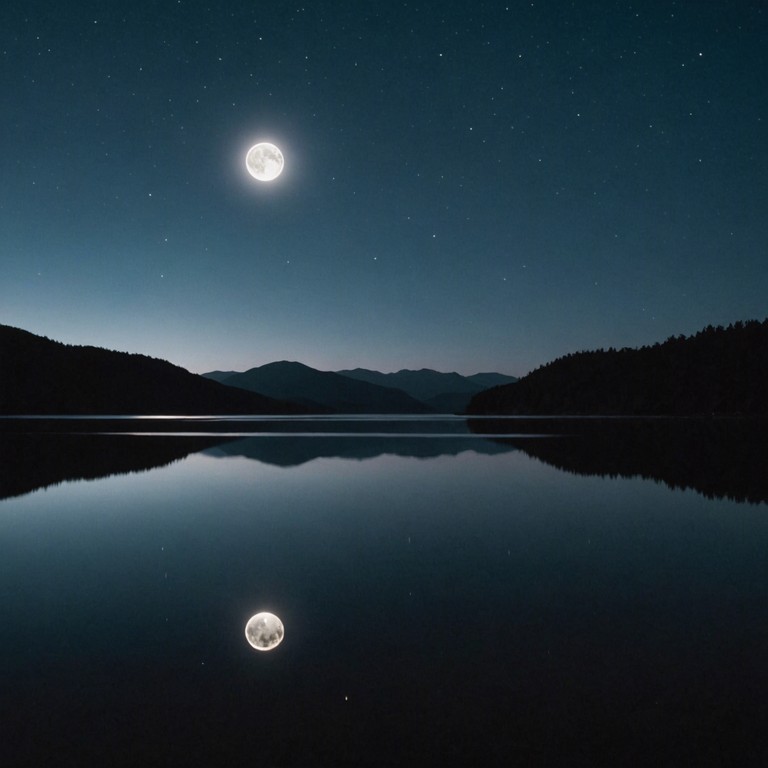 This contemporary classical piece features a viola at the forefront, portraying an ever changing dance of shadows and light on still waters, embodying isolation and introspection through a minimalist approach. The backdrop is a sparse and echoing piano that complebrates the eerie tone set by the viola's melancholic tunes.