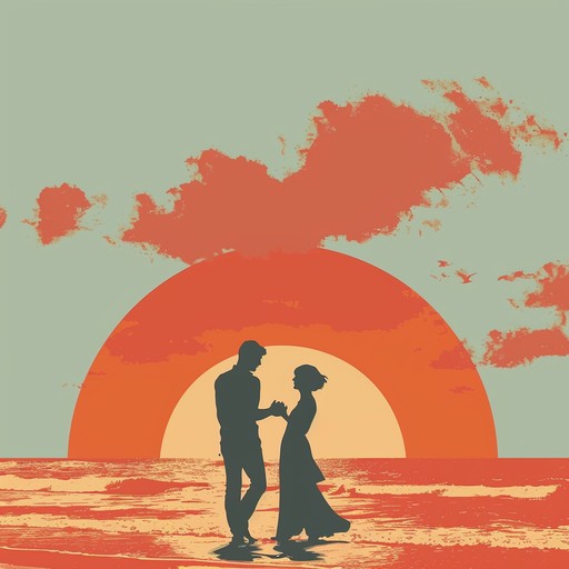 Imagine a warm sunset on a quiet beach, where couples dance slowly to the soothing rhythms of salsa. The gentle sound of the waves complements the relaxed yet romantic trumpet and percussion, creating an ambiance as calming as it is passionate