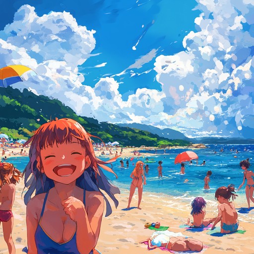 A bright, uplifting instrumental melody ideal for a carefree, summer anime scene. Light hearted and positive, it paints a picture of sunlit days, laughter, and youthful adventures. The song's simplicity and charm make it perfect for setting a joyful mood.