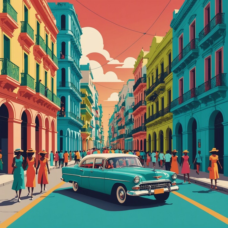 This track serves as an auditory carnival, embodying the spirit of a sunny cuban festival where music and culture meet on the dance floor. A symphony of drums and celebratory tones engage the audience in this musical fiesta.